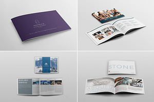 Landscape Brochure Mockups