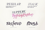 Supreme Spirit Brush Font, a Font by Cruzine (Thumbnail 4 of 10)