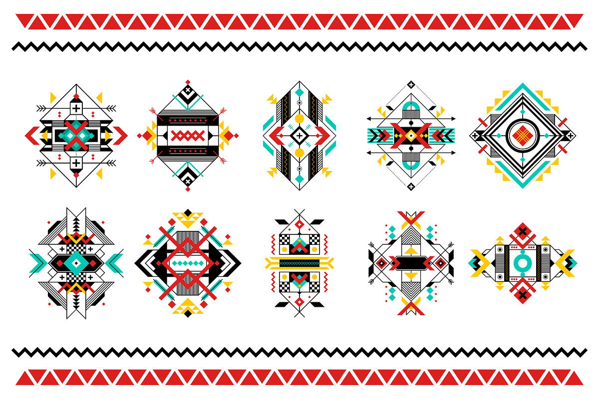 Ethnica, a Background Graphic by Leonid Zarubin (Photo 2 of 2)