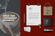 Coffee Shop Illustration Kit & Logo, an Illustration by Dawnside Graphic (Thumbnail 6 of 10)