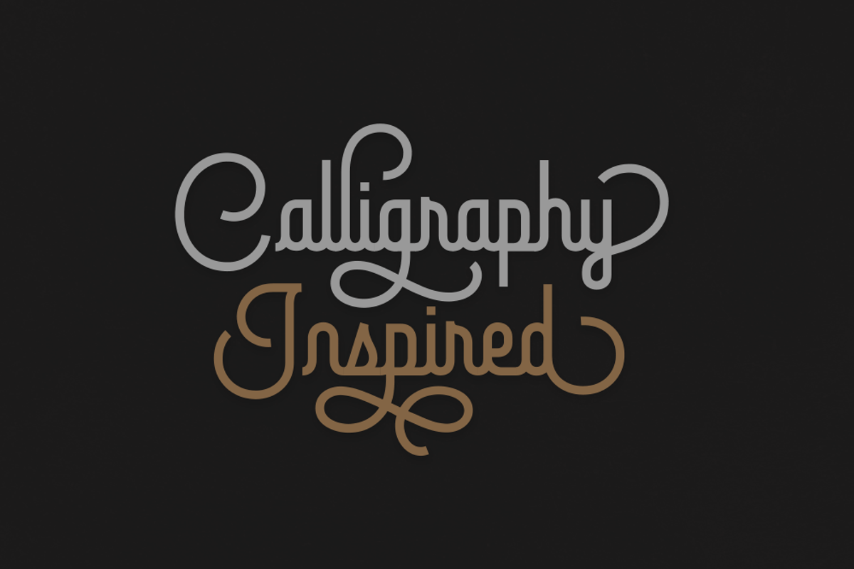 Brotherline - Logotype Font preview 2