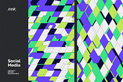 Social Media Vector Backgrounds V 01, a Background Graphic by dvtchk (Thumbnail 7 of 10)