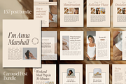 Minimalist Instagram Carousel Bundle, a Social Media Template by Solana Creative Co. (Thumbnail 1 of 11)