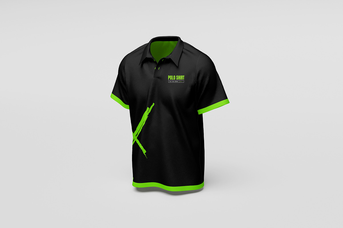 High Quality Polo Shirt Mockup, a Shirt Mockup by AKMAL STUDIO (Photo 2 of 5)