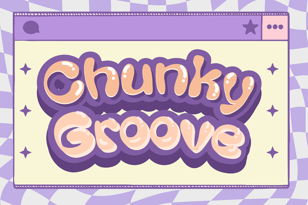 Chunky Groovy Fancy Font, a Font by Brand_Hero (Photo 11 of 12)