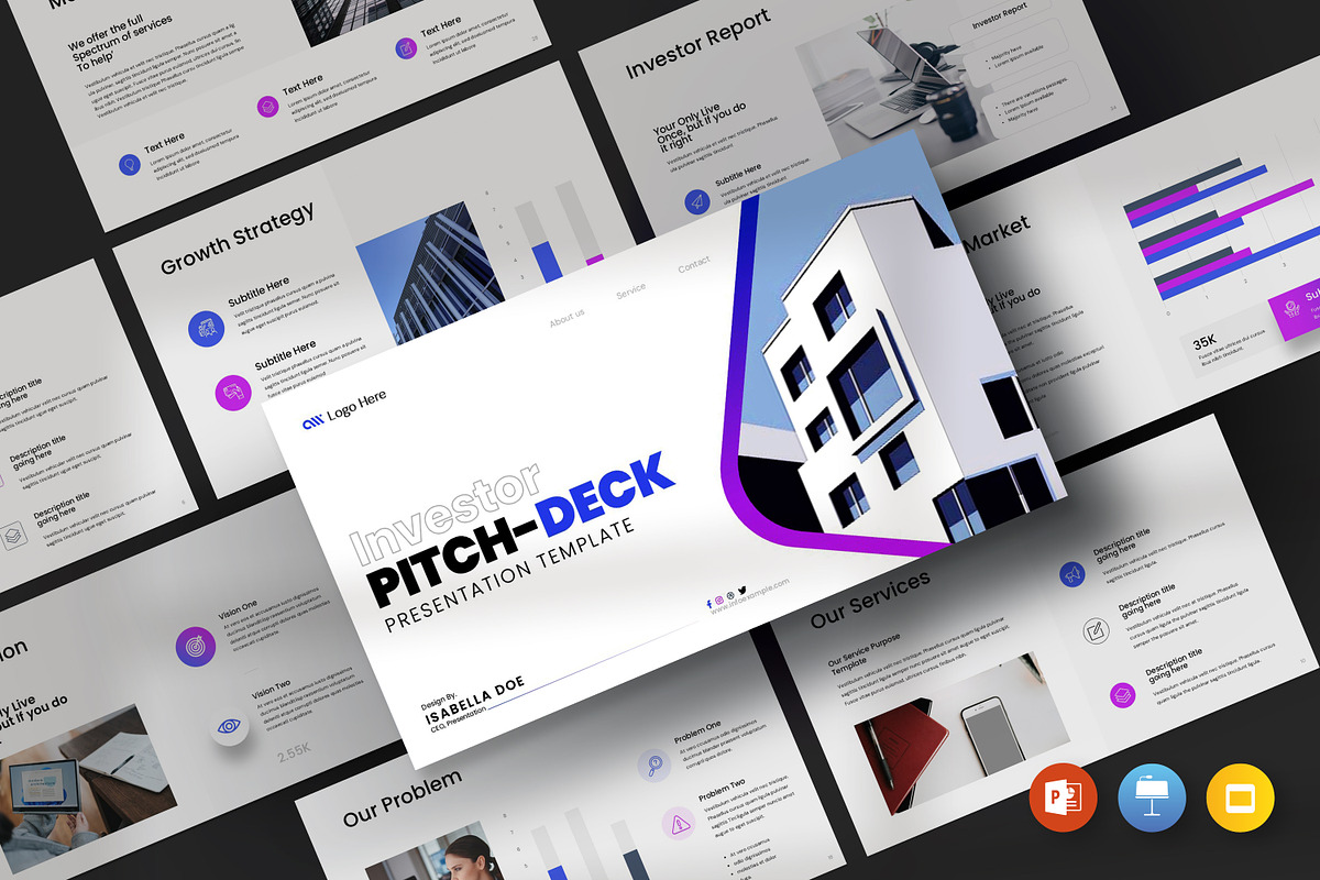 Pitch Deck Presentation Template