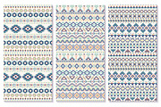 12 Aztec Seamless Patterns. Vector, a Pattern Graphic by Vodoleyka (Thumbnail 3 of 6)