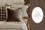 Oak & Acorn Autumn Patterns - Brown, a Pattern Graphic by Eclectic Anthology (Thumbnail 6 of 13)