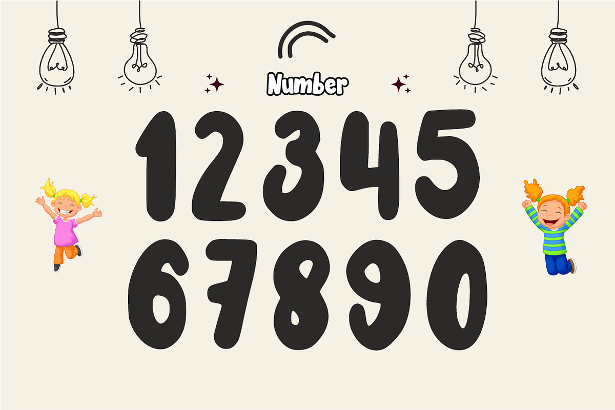 Retro Autumn - Groovy Font, a Sans Serif Font by KiddoGlyphs Studio (Photo 5 of 5)