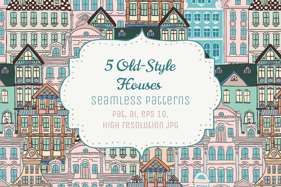 5 Doodle Seamless Patterns preview 6