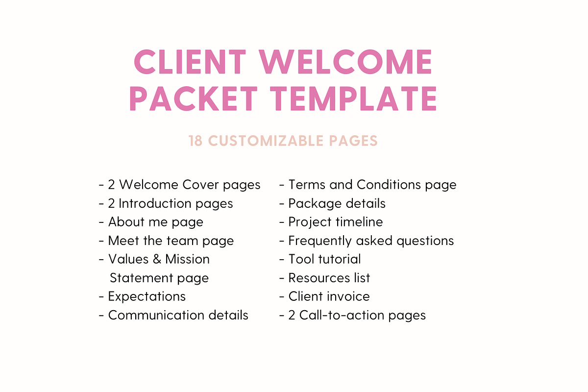 Client Welcome Packet Canva Template, a Presentation Template by The Template Lounge (Photo 6 of 7)