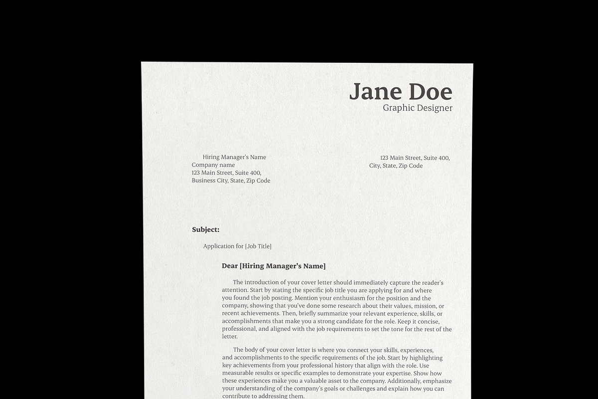 Resume & Cover Letter Template_02, a Resume Template by Akreatipe (Photo 2 of 4)
