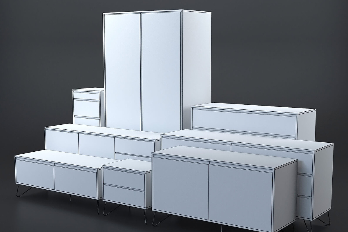 Elona furniture collection, a Furniture 3D Model by RC graphics (Photo 2 of 10)