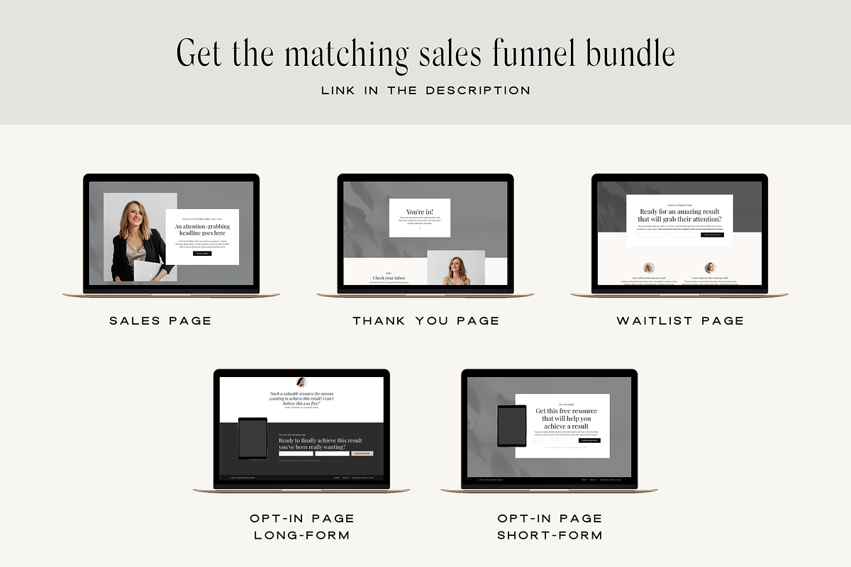 Kajabi Course Template for Courses, a Landing Page Template by Pixel & Flow (Photo 10 of 10)