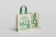 Shopping Bag Mock-up, a Merchandise Mockup by Ataku Design (Thumbnail 2 of 4)