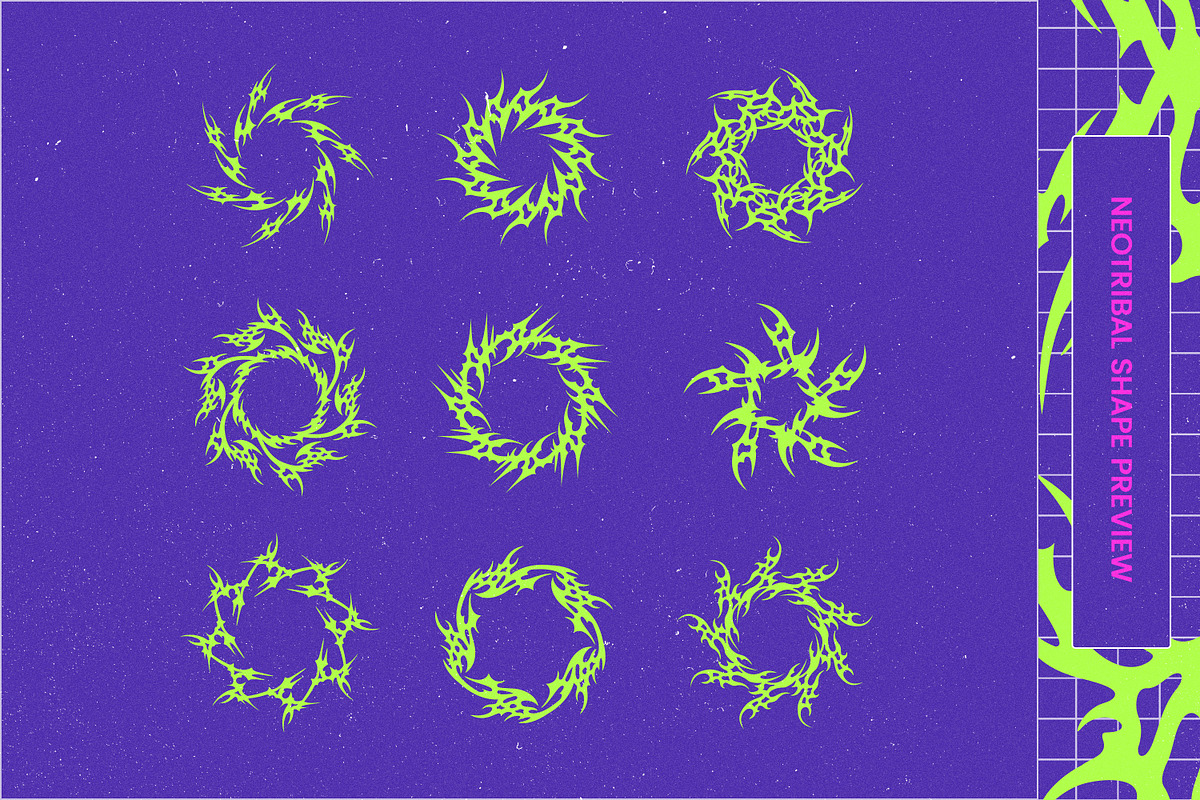 Neotribal Shapes Pack, an Object Graphic by Svaha Graphic Studio (Photo 3 of 4)