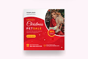 Christmas Pet Sale Social Media Post, a Social Media Template by Mk_Studio (Thumbnail 2 of 7)