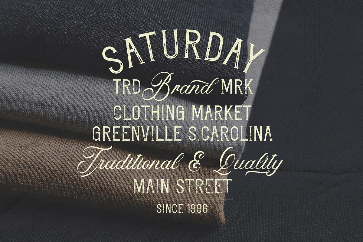 Yearlong Vintage Typeface, a Script Font by Arendxstudio (Photo 6 of 13)