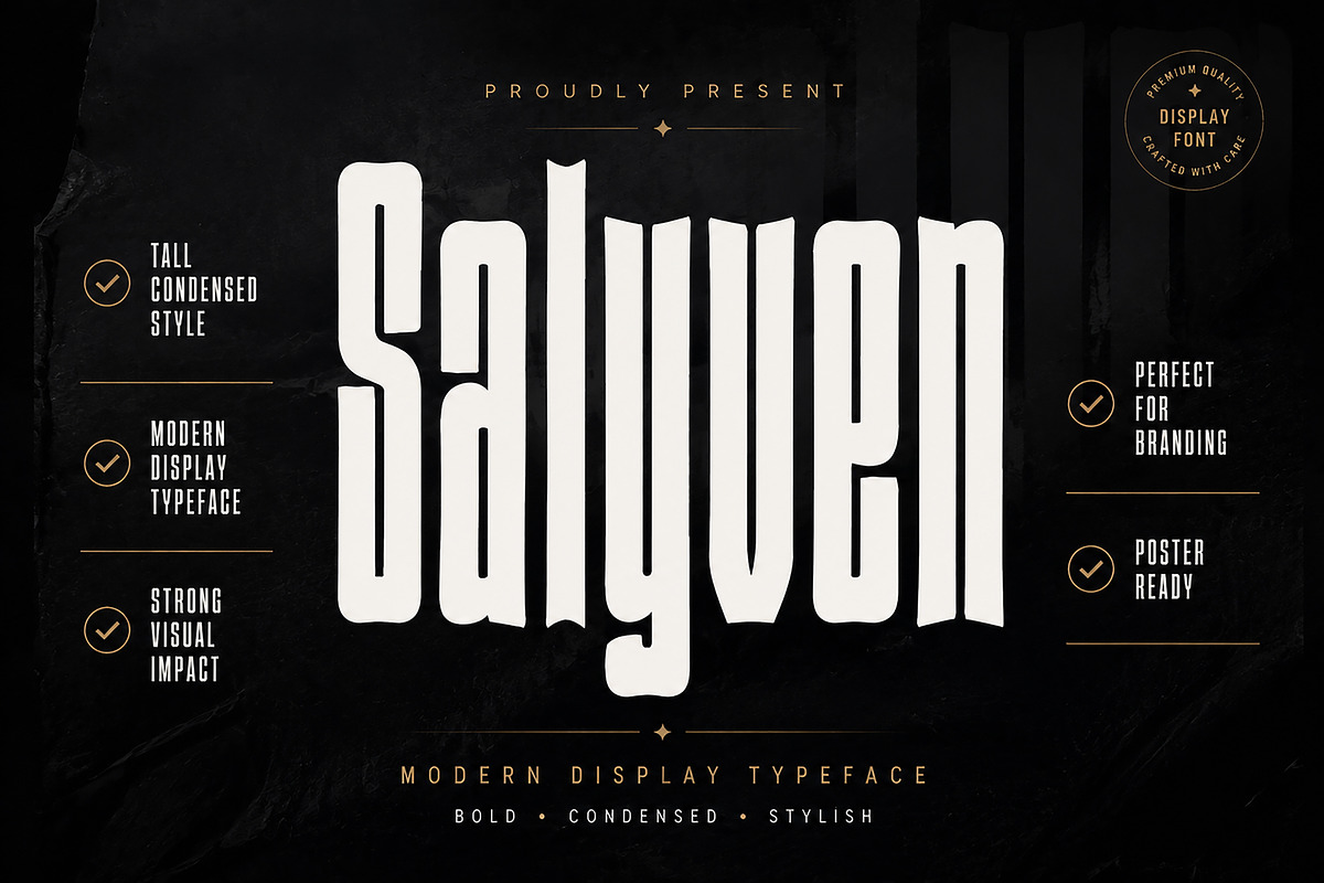 Salyven, a Slab Serif Font by Wow Magic (Photo 1 of 4)