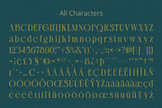 Velcan Vintage, a Serif Font by Craft Supply Co. (Thumbnail 8 of 8)