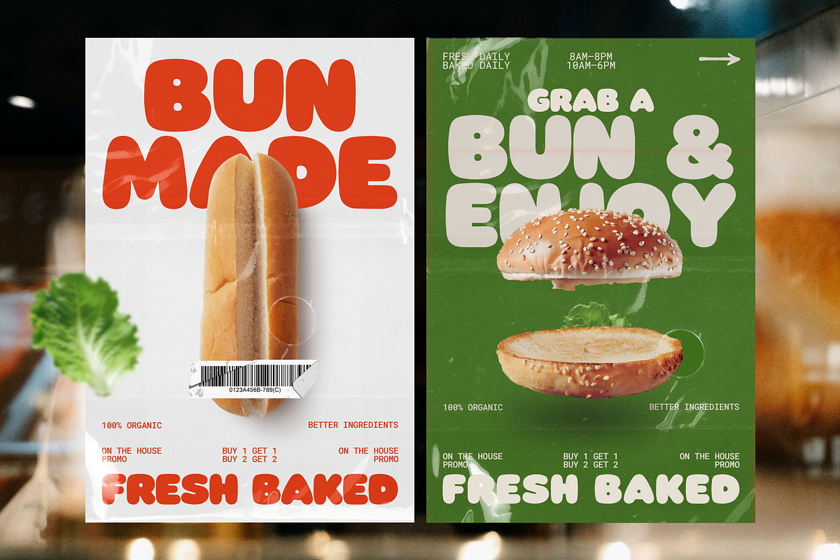 Bunzo – Display Sans Serif Font, a Sans Serif Font by Crafted Pixel (Photo 4 of 7)