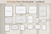1000+ Frame Mockups: Scandivägg, a Print Template by Frisk Shop (Thumbnail 4 of 13)