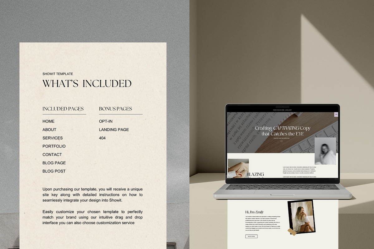 Showit Website Template, a Websites & App Template by Amaré Creative (Photo 7 of 8)