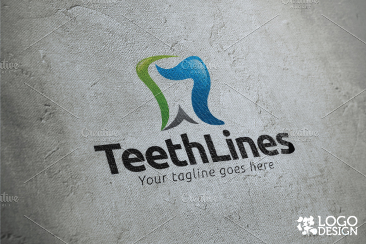 Teeth Lines, a Branding & Logo Template by KitCreativeStudio2 (Photo 5 of 5)