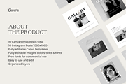 Black White Canva Template, a Social Media Template by Moodwave Studio (Thumbnail 2 of 10)