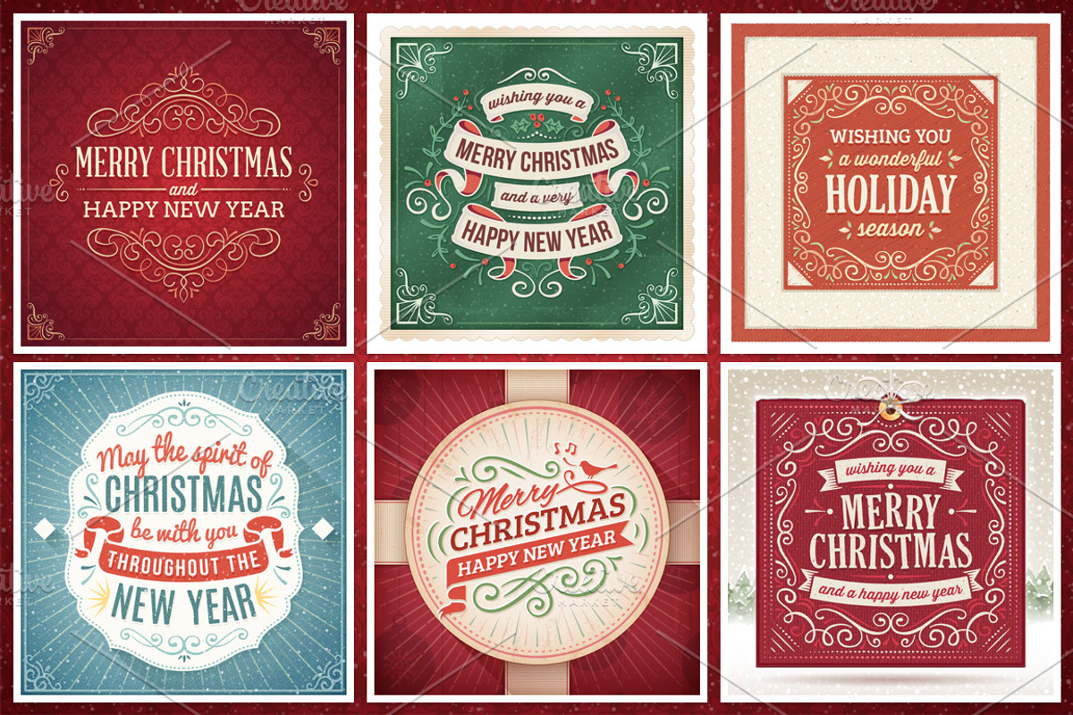 Christmas Bundle, a Decorative Illustration by Mera Pixels (Photo 3 of 10)