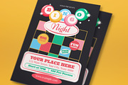 Flat Design Bingo Night Flyer Set, a Flyer Template by graphicook (Thumbnail 2 of 3)