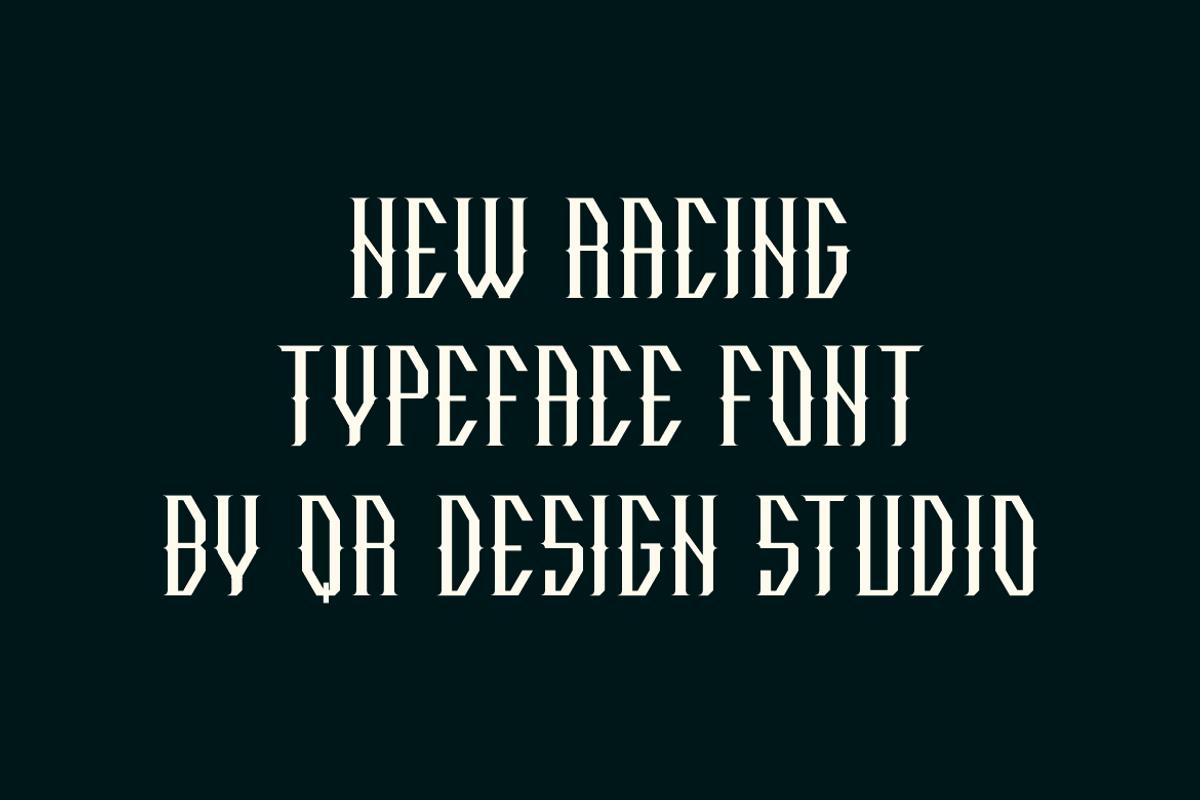Over Driven - Racing Font, a Serif Font by QR Design Studio (Photo 3 of 6)