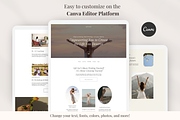 Life Coach Canva Website Template, a Landing Page Template by GlamWebDesigns (Thumbnail 2 of 8)