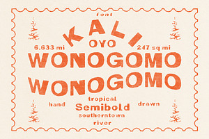 Wonogomo - Display type