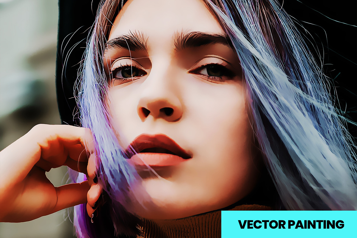 Vector Painting Photoshop Action, an Action Add-On by PSD Action (Photo 6 of 8)
