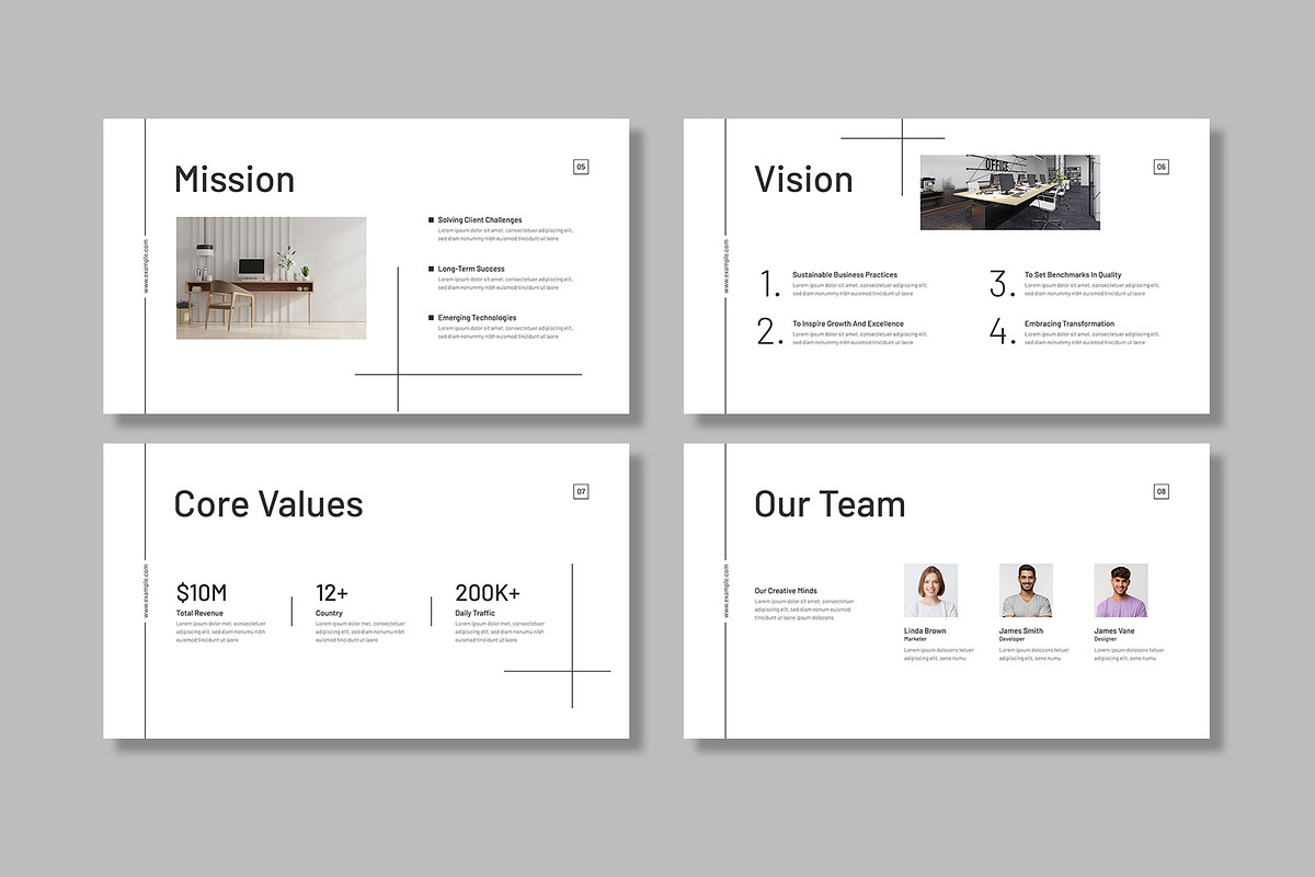 Clean And Minimal Presentation, a Presentation Template by Mighty-Slide (Photo 3 of 6)