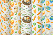 Happy Easter. Watercolor set, a Decorative Illustration by annasokol_ (Thumbnail 4 of 5)