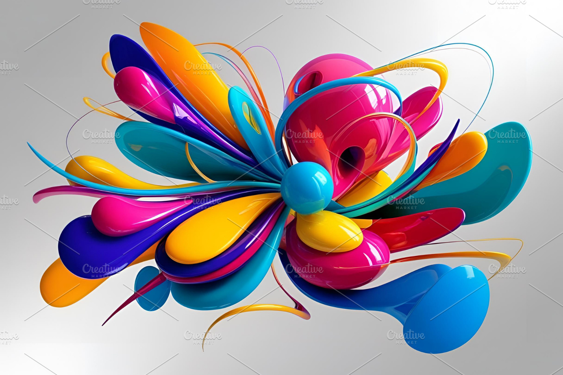 colorful bright abstract background, a Wallpaper Photo by ComfortQ