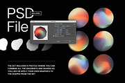 Gradient Shapes Collection, a Texture Graphic by pixelbuddha.net (Thumbnail 5 of 22)