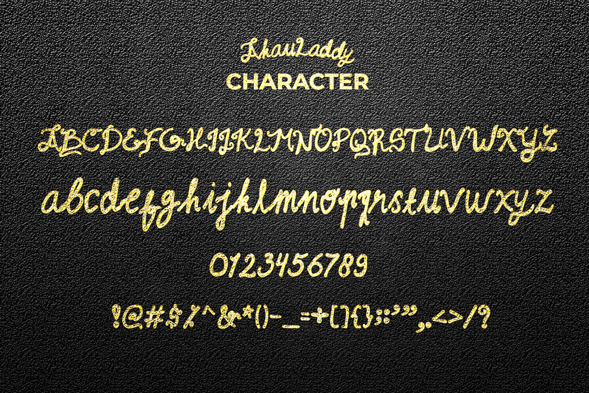 Akau Laddy - Elegant Handwritten, a Script Font by Naistudio (Photo 7 of 7)