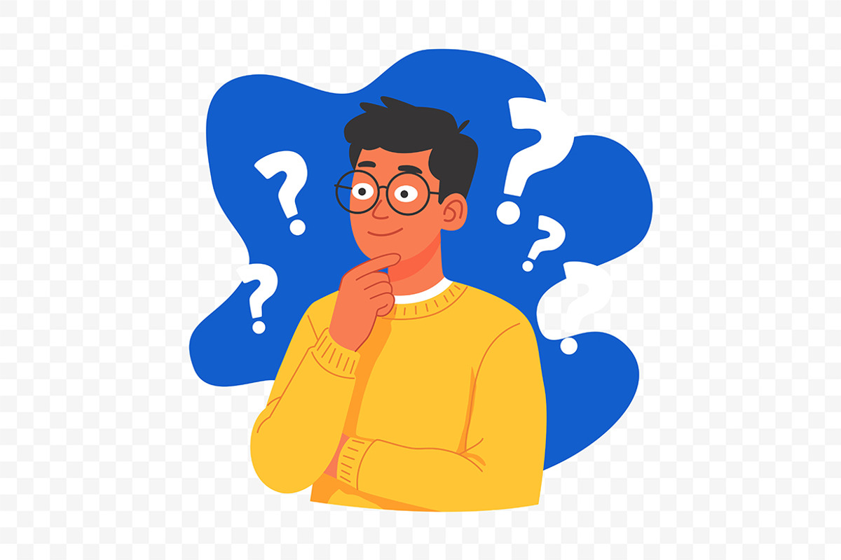 Thinking & Questioning Illustration, a Person Illustration by Partikusi Design (Photo 2 of 3)