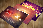 Give Thanks Church Postcard Bundle, a Card Template by loswl (Thumbnail 1 of 4)