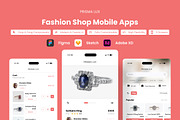 Prisma Lux - Fashion Shop Mobile App, an UI Kit Template by twinstd (Thumbnail 1 of 4)