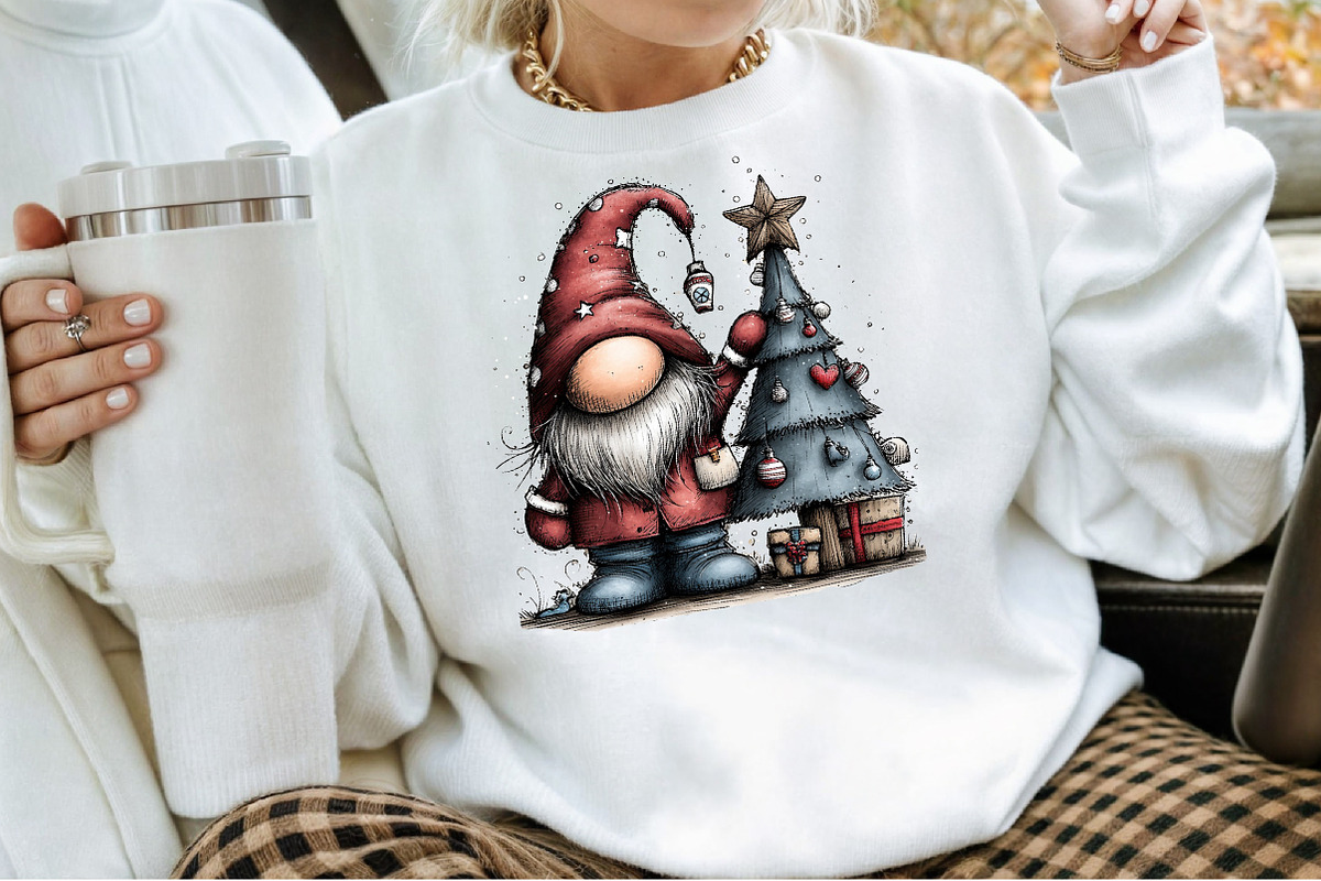 Cozy Christmas Gnomes Clipart, an Illustration by Sublimation Artist (Photo 4 of 6)