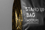 Stand Up Coffee Bag Mockups, a Packaging Mockup by Dopestype (Thumbnail 5 of 7)