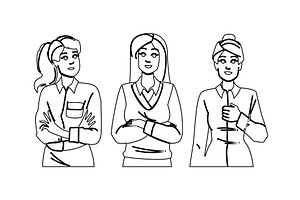 ambition motivated woman vector, a Person Illustration by pikepicture