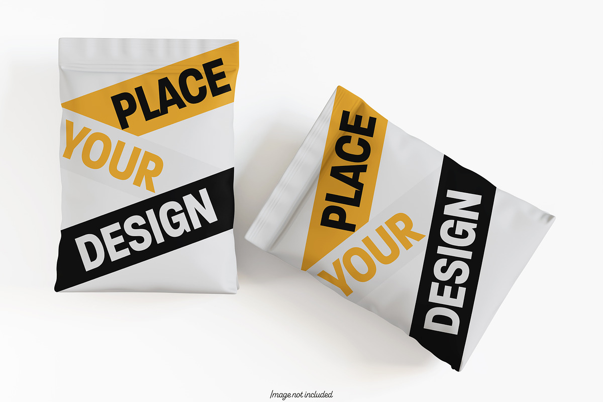 Snack Pouch Mockup Bundles, a Packaging Mockup by Ambo Ampeng (Photo 23 of 32)