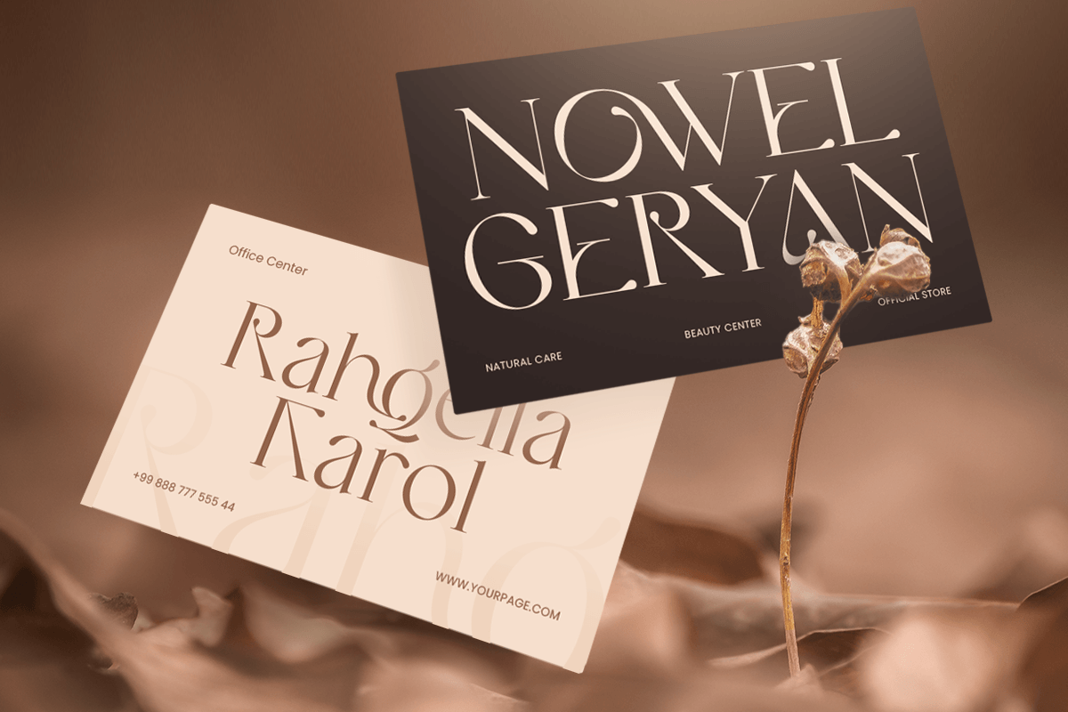 LOOK - Modern Elegant Logo Font, a Serif Font by Sensatype (Photo 5 of 13)
