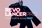 Fresh and Bold Revolancer Pro Font, a Sans Serif Font by popskraft