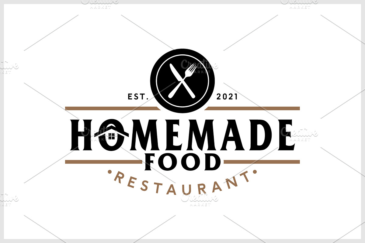Home Restaurant Logo, a Branding & Logo Template by Atlantis X Nurman Arbai (Photo 1 of 2)